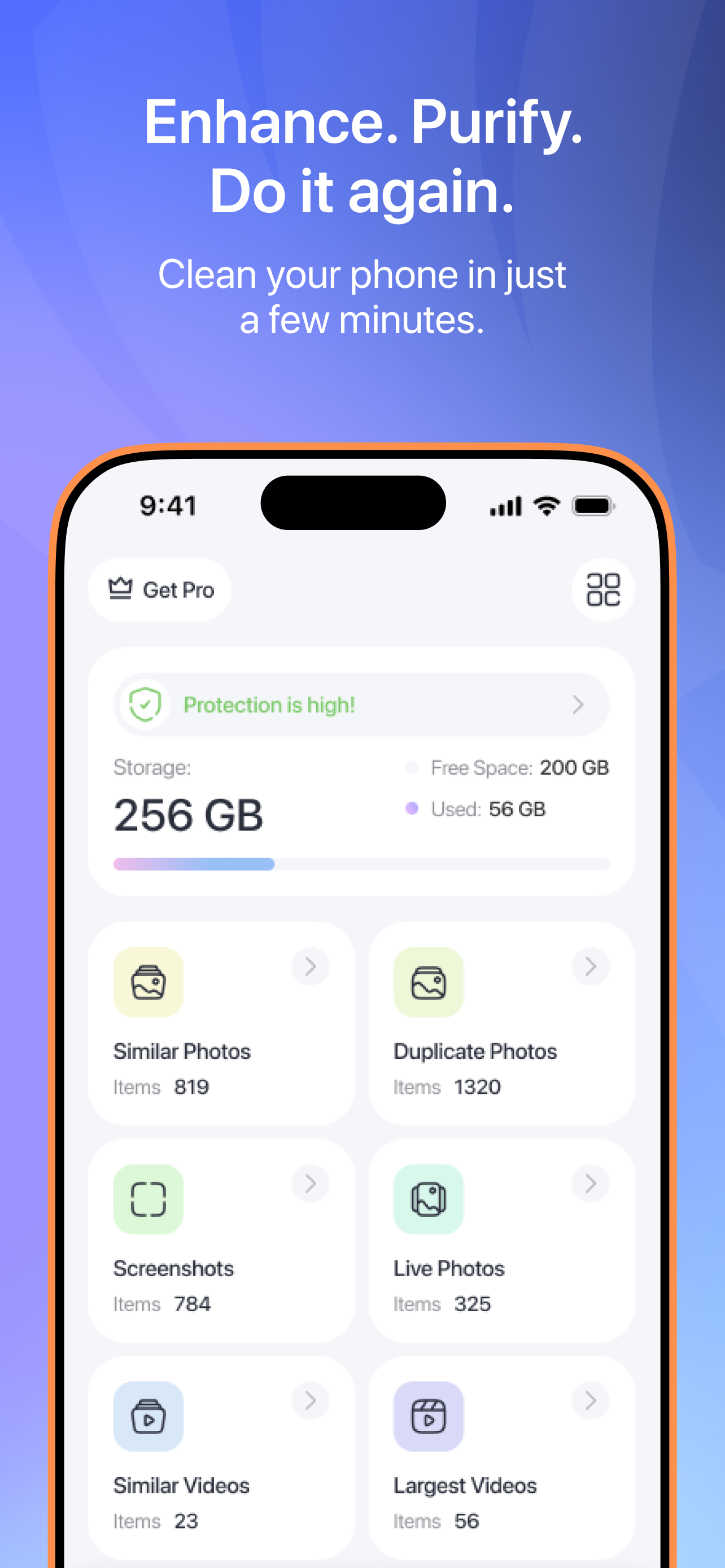 Purgo App Screenshot